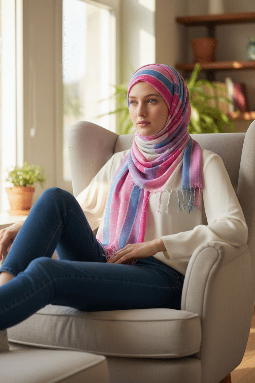 Bright Designer Wool Shawls
